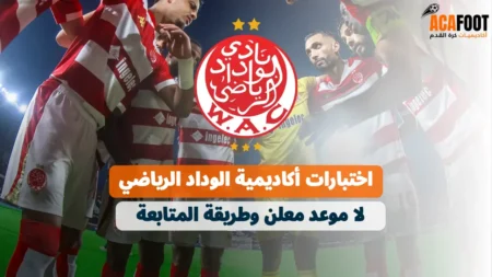 اختبارات أكاديمية الوداد الرياضي: لا موعد معلن وطريقة المتابعة